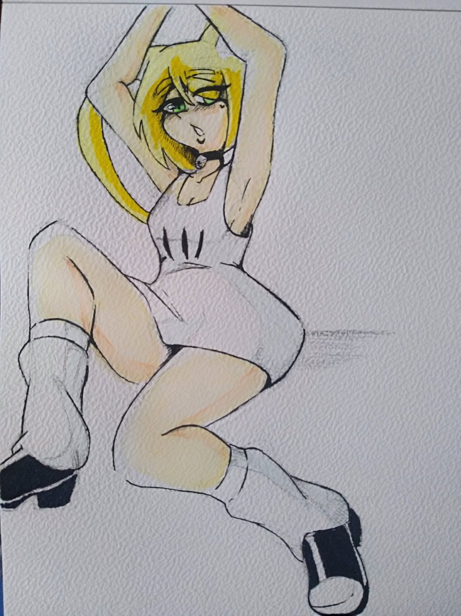 Nay en acuarelas y otros materiales más jejeje