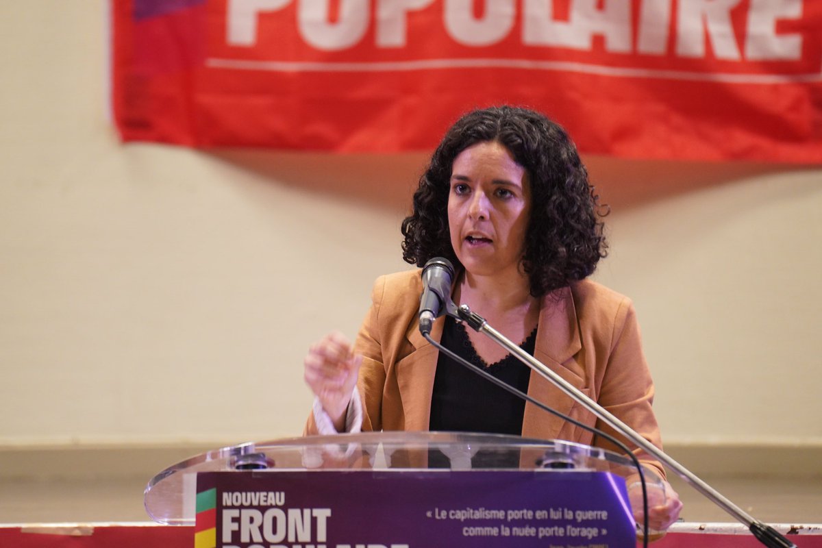 ManonAubryFr's tweet photo. Il paraît que Bardella sera présent demain alors je vous propose un slogan : plus de Fatima et moins de Bardella !

Gagner cette circonscription, c'est virer un député RN de l'assemblée nationale.

Dimanche, en Saône-et-Loire votez @FatimaKouriche ! https://t.co/FpCT6XMHNE