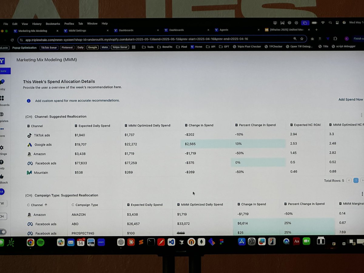 Bryant Garvin (@bryantgarvin) on Twitter photo Pretty cool seeing the measurement and decisioning platform that <a href="/triplewhale/">Triple Whale 🐳</a> is building out.
MMM (Media Mix Modeling)
Multi Touch Attribution (leveraging the TW persistent pixel)
Incrementality Testing
Moby AI
All building on each other and all in the same tool
#Whalies Pretty cool seeing the measurement and decisioning platform that <a href="/triplewhale/">Triple Whale 🐳</a> is building out.
MMM (Media Mix Modeling)
Multi Touch Attribution (leveraging the TW persistent pixel)
Incrementality Testing
Moby AI
All building on each other and all in the same tool
#Whalies