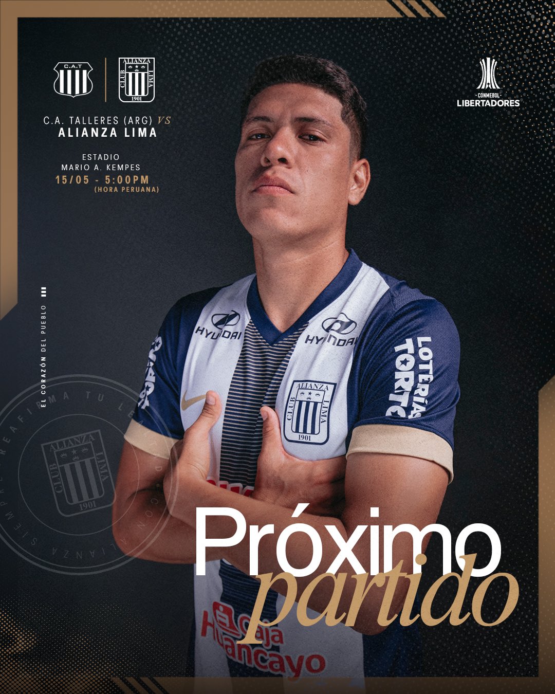 Talleres vs. Alianza Lima por la fecha 5 del Grupo D de la Copa Libertadores.