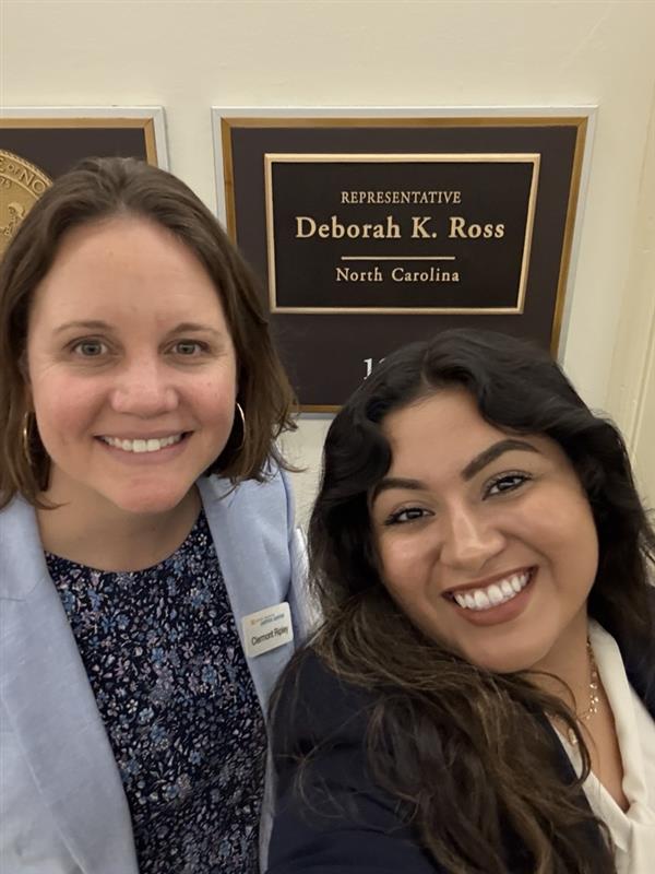 NC Workers' Rights Project (@ncworkers) on Twitter photo Today, <a href="/ncjustice/">NC Justice Center</a>'s Clermont Ripley & Andressia Ramirez are in D.C. advocating for policies that support working families in our state.
Huge thanks to <a href="/RepDeborahRoss/">Congresswoman Deborah Ross</a> for standing up for North Carolina’s working people!
We see you and we appreciate you. #FamilyFriendlyPolicies Today, <a href="/ncjustice/">NC Justice Center</a>'s Clermont Ripley & Andressia Ramirez are in D.C. advocating for policies that support working families in our state.
Huge thanks to <a href="/RepDeborahRoss/">Congresswoman Deborah Ross</a> for standing up for North Carolina’s working people!
We see you and we appreciate you. #FamilyFriendlyPolicies