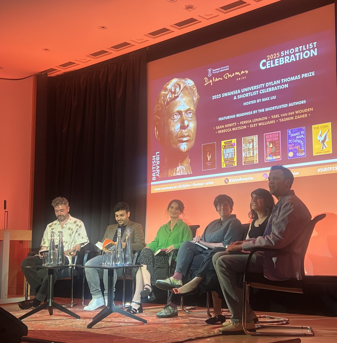 Midas (@midascampaigns) on Twitter photo This very special evening, introduced by Prize Director <a href="/elaine_canning/">Elaine Canning</a>, celebrates the 2025 @SwanseaUniversity @dylanthomasprize shortlist - including <a href="/Seanhewitt/">Sean Hewitt</a> (Rapture's Road), Ferdia Lennon (Glorious Exploits), <a href="/rebeccawhatsun/">Rebecca Watson</a> (I Will Crash), Eley Williams (Moderate to This very special evening, introduced by Prize Director <a href="/elaine_canning/">Elaine Canning</a>, celebrates the 2025 @SwanseaUniversity @dylanthomasprize shortlist - including <a href="/Seanhewitt/">Sean Hewitt</a> (Rapture's Road), Ferdia Lennon (Glorious Exploits), <a href="/rebeccawhatsun/">Rebecca Watson</a> (I Will Crash), Eley Williams (Moderate to