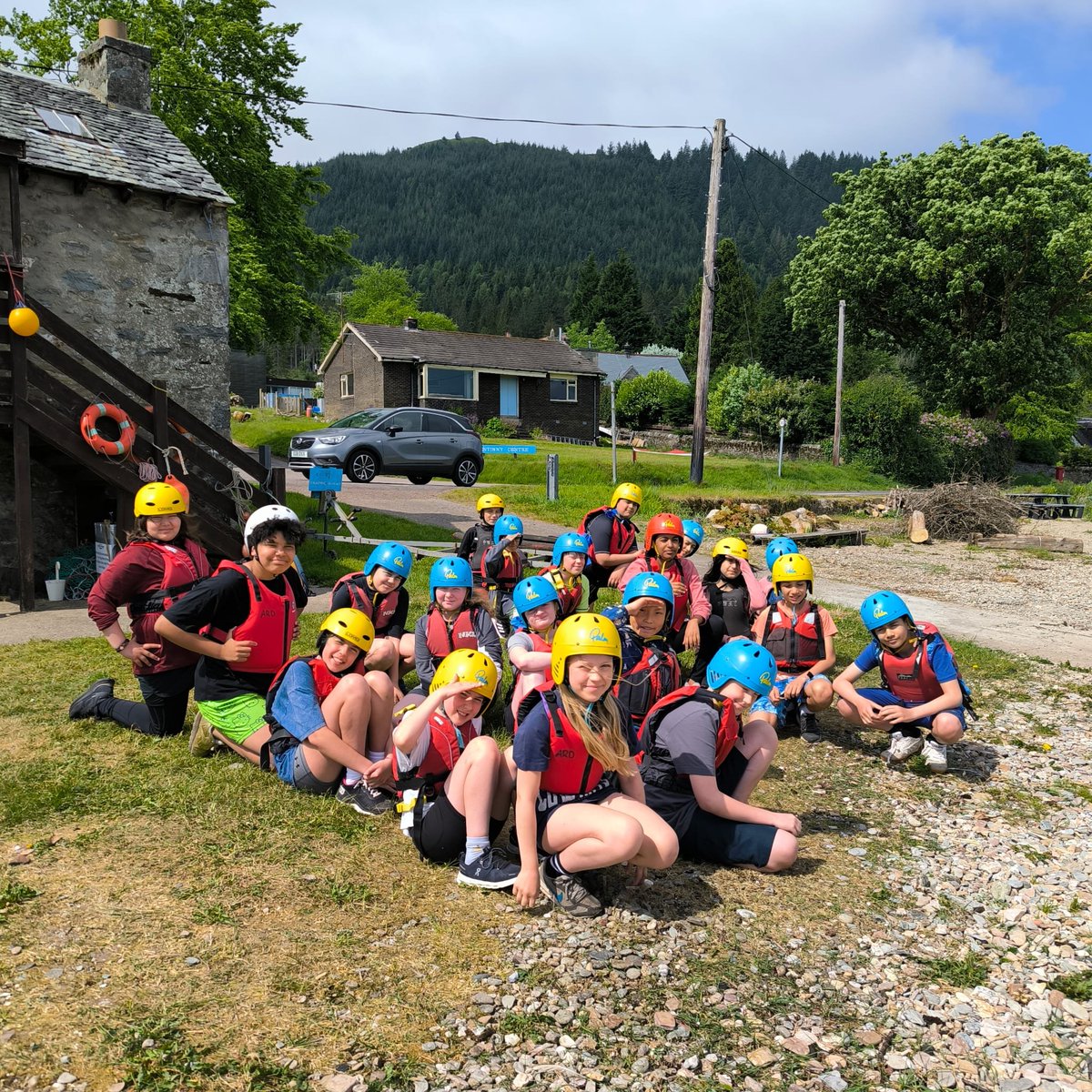 Groups 2 and 6 - Prepping for kayaking