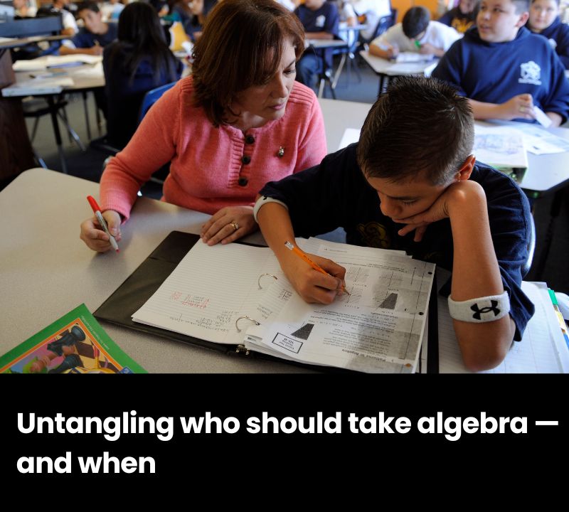 The 74 (@the74) on Twitter photo Study: When it comes to access, readiness and placement in Algebra I, states and districts across the country have ping-ponged between extremes for decades. A new report offers some best practices. <a href="/laurenonthehill/">Lauren Camera</a> reports <a href="/AnnenbergInst/">Annenberg Institute at Brown</a>
Read more here: buff.ly/gQf4yMS Study: When it comes to access, readiness and placement in Algebra I, states and districts across the country have ping-ponged between extremes for decades. A new report offers some best practices. <a href="/laurenonthehill/">Lauren Camera</a> reports <a href="/AnnenbergInst/">Annenberg Institute at Brown</a>
Read more here: buff.ly/gQf4yMS