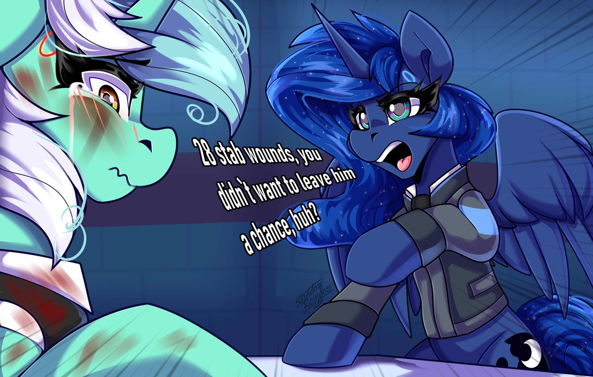 28 stab wounds, you didn't want to leave him a chance, huh?

Detroit: Become Human.