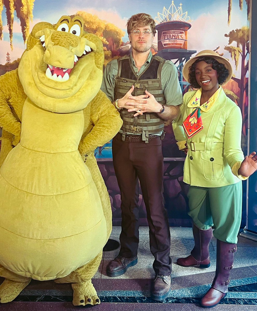 Standing next to Louis &amp; Tiana in a tactical vest. 
This is what peak male performance looks like.