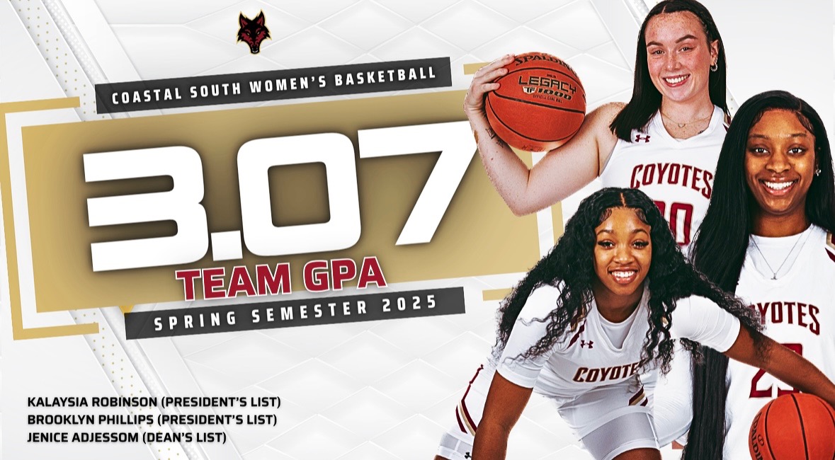 Coastal Alabama South Lady Coyotes Basketball (@coastalsouthwbb) on Twitter photo Super excited in the direction our kids are heading in. This team GPA increased tremendously from the first semester. #Blessed # Come to the Coast # Consistent improvement. <a href="/CoastalAL_south/">Coastal Alabama South Athletics</a> <a href="/coastalsouthwbb/">Coastal Alabama South Lady Coyotes Basketball</a> The future is bright πͺπ½ Super excited in the direction our kids are heading in. This team GPA increased tremendously from the first semester. #Blessed # Come to the Coast # Consistent improvement. <a href="/CoastalAL_south/">Coastal Alabama South Athletics</a> <a href="/coastalsouthwbb/">Coastal Alabama South Lady Coyotes Basketball</a> The future is bright πͺπ½