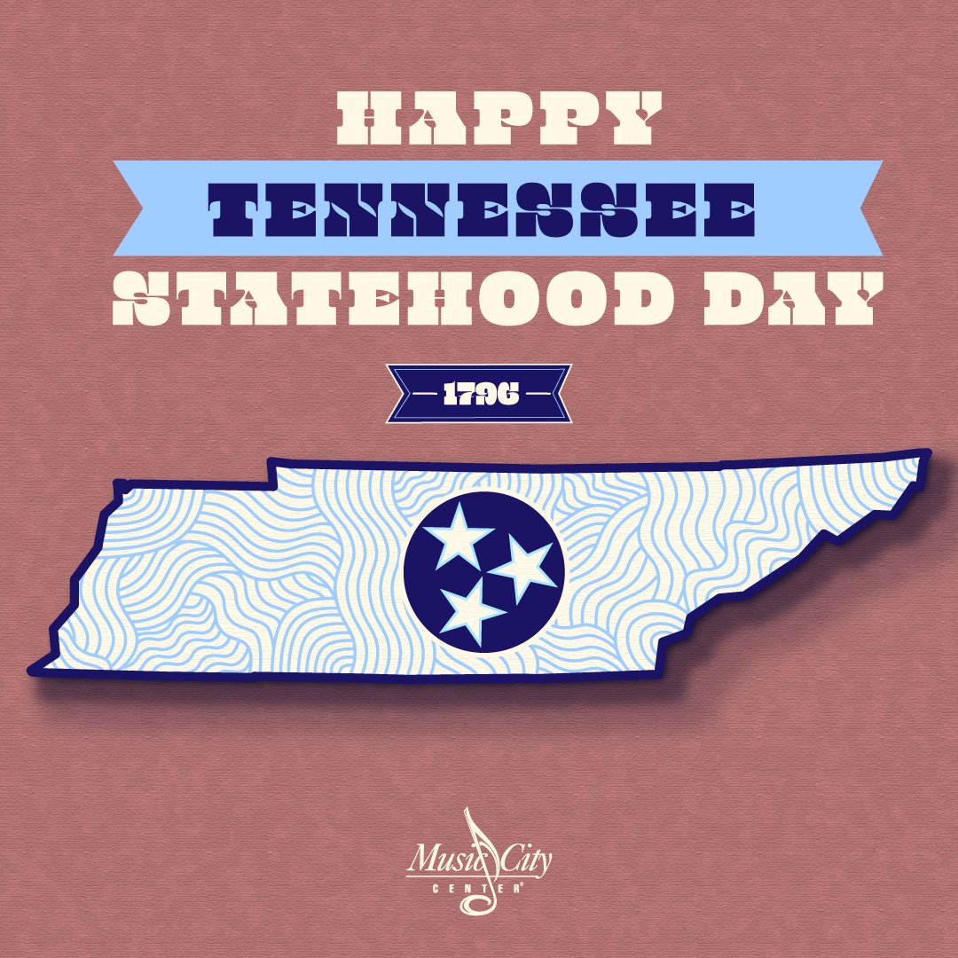 Cheers to our home state of Tennessee, celebrating 229 years today! 🇺🇸🎉 #Tennessee #Statehood