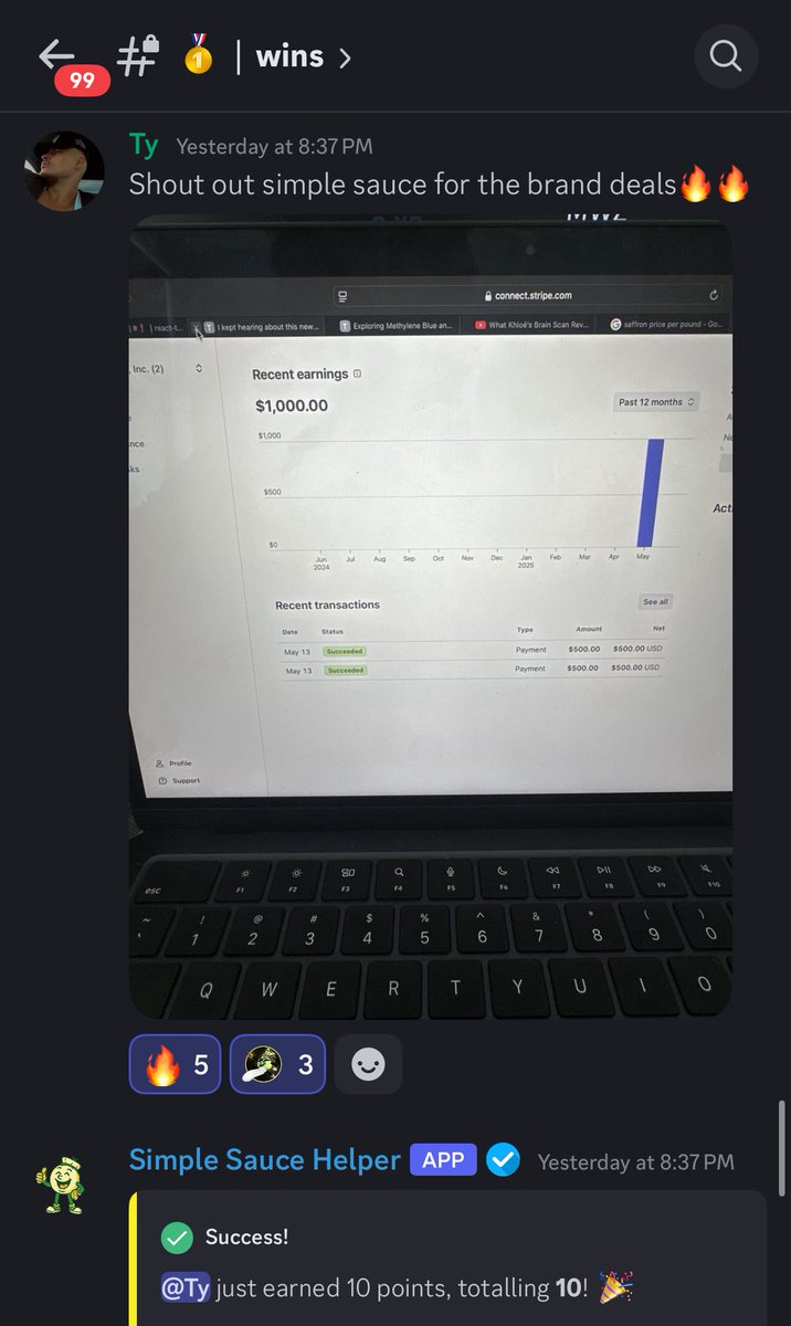 Our TikTok shop affiliate creators are getting paid from their brand deals 🤝

We have a few opportunities right now in the discord for creators, join us for free today 🚀