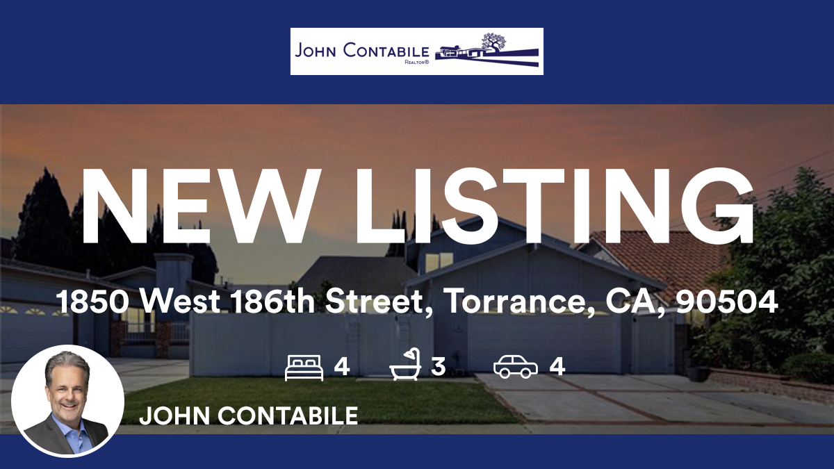 JohnContabile's tweet photo. 🛌 4 🛀 3 🚘 4
📍 1850 West 186th Street, Torrance, CA, 90504

My latest listing on RateMyAgent.
DRE# 01815282
https://t.co/lOGlsbP8Pj

...
#ratemyagent #realestate https://t.co/OH3xfqotlt