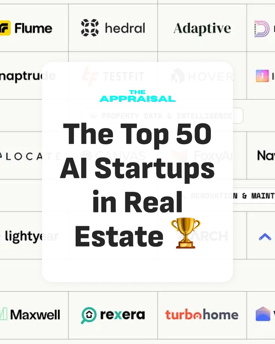 _TurboHome's tweet image. 🚀 TurboHome was named one of the Top 50 AI Startups in Real Estate by The Appraisal! Proud to build a smarter, flat-fee model that puts buyers first.
📖 Read more: appraisal.substack.com/p/the-appraisa…
🔗 turbohome.com
#AIinRealEstate #FlatFee