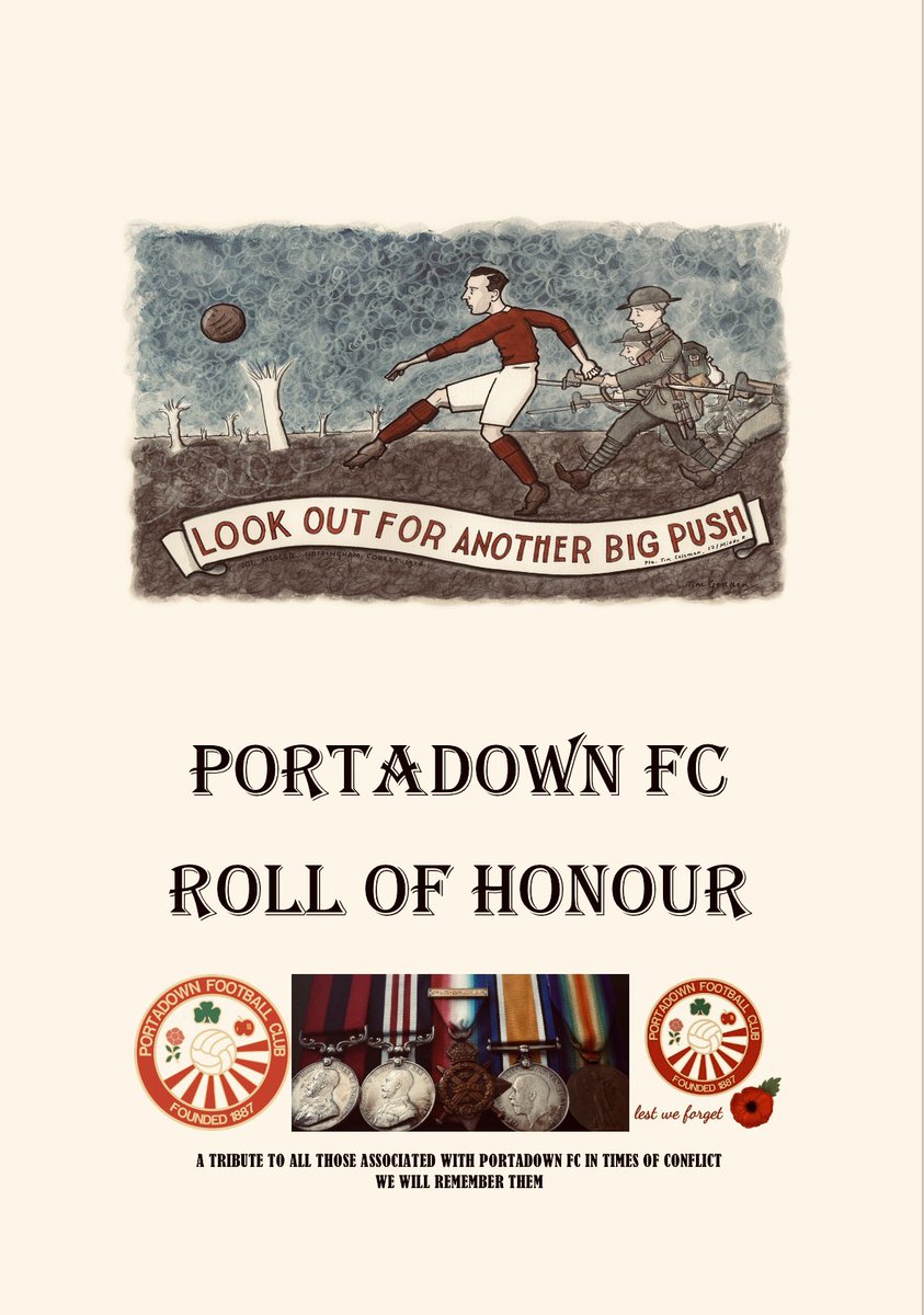 Still a work in progress, I am continuing to research those associated with <a href="/Portadownfc/">Portadown FC</a> that served and those that gave their lives in service of their country. In particular I am looking for photographs for those men that died in WWI.