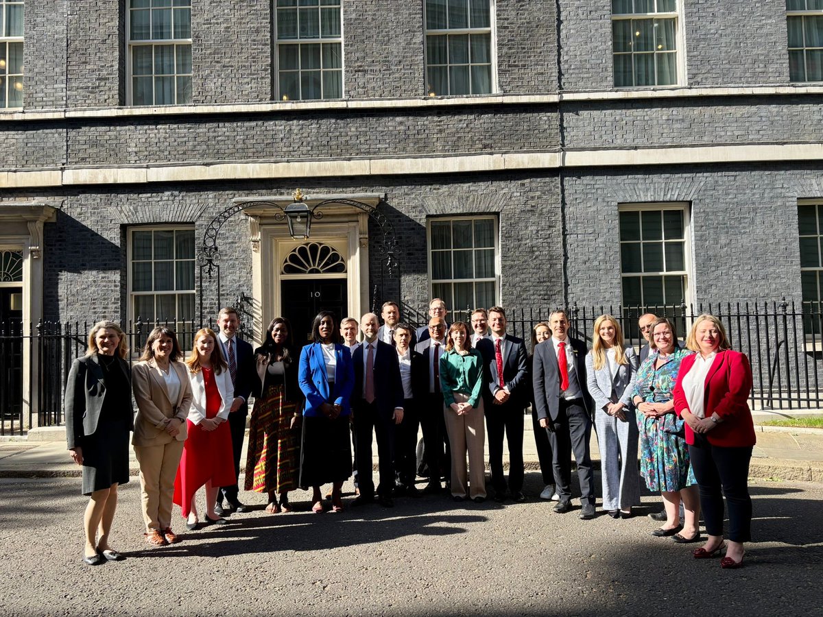 CoopParty's tweet image. Today, our Parliamentary Group met in Downing Street for the first time.
We’re putting co-operators at the decision-making tables, and delivering on the priorities of our movement.