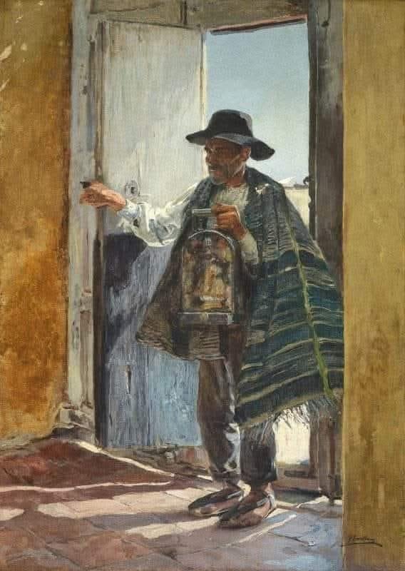 Arteymas_'s tweet image. Joaquín Sorolla
El Santero ~ 1893
Óleo 69 x 50 cm