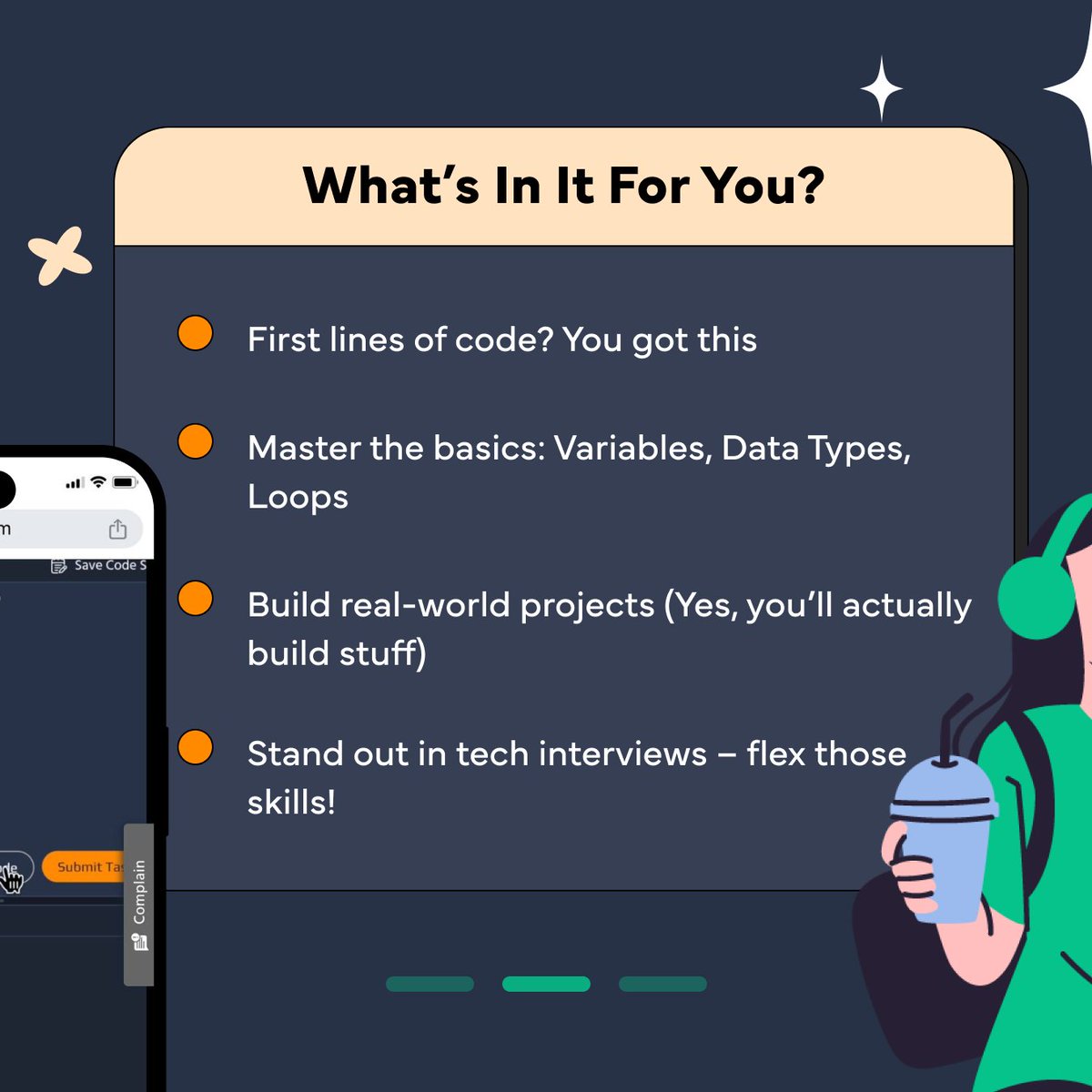 CodefinityCom's tweet image. No experience needed – our Casual Introduction to Python course is designed to help you go from total newbie to coding pro, fast. 🔥 Python is THE language powering the world&apos;s biggest companies (think Google, Instagram, Netflix 👀). Why not start learning today?
Don&apos;t miss out,…