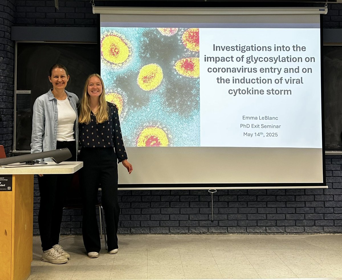 Che Colpitts (@colpittsc) on Twitter photo Congratulations to our lab’s first PhD student, Emma <a href="/emmavleblanc/">Emma LeBlanc</a>, who successfully presented her exit seminar this afternoon showcasing some exciting findings (and a lot of hard work) from her PhD. Next up, thesis defence! #proudPI Congratulations to our lab’s first PhD student, Emma <a href="/emmavleblanc/">Emma LeBlanc</a>, who successfully presented her exit seminar this afternoon showcasing some exciting findings (and a lot of hard work) from her PhD. Next up, thesis defence! #proudPI
