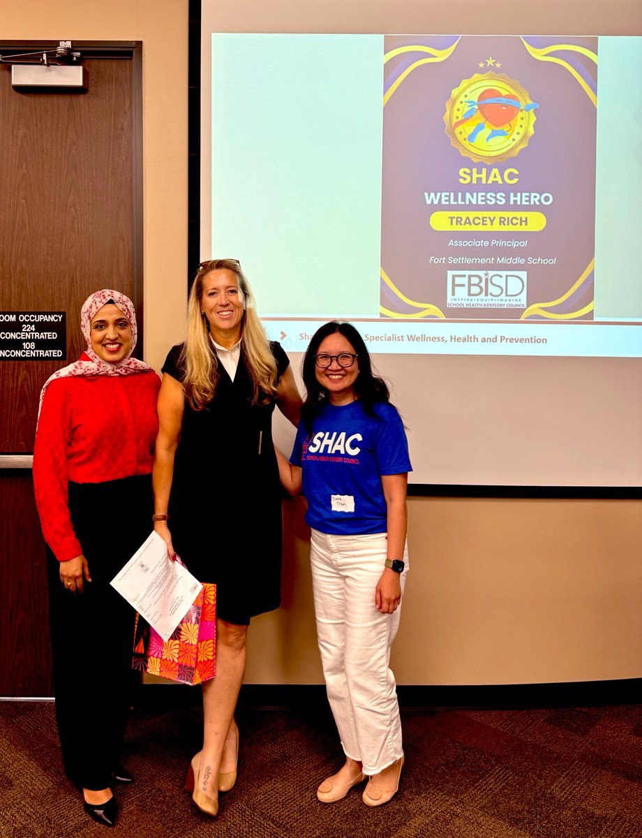 Fort Settlement Middle School (@fsmsfalcons) on Twitter photo Congratulations to Mrs. Rich for being recognized as a FBISD SHAC Wellness Hero for all she does to promote healthy habits for our students and staff at FSMS! A huge shout out to our FSMS Wellness Committee for all of their hard work this year! #SOAR <a href="/FBISD_SHAC/">FBISD_SHAC</a> <a href="/FortBendISD/">Fort Bend ISD</a> Congratulations to Mrs. Rich for being recognized as a FBISD SHAC Wellness Hero for all she does to promote healthy habits for our students and staff at FSMS! A huge shout out to our FSMS Wellness Committee for all of their hard work this year! #SOAR <a href="/FBISD_SHAC/">FBISD_SHAC</a> <a href="/FortBendISD/">Fort Bend ISD</a>