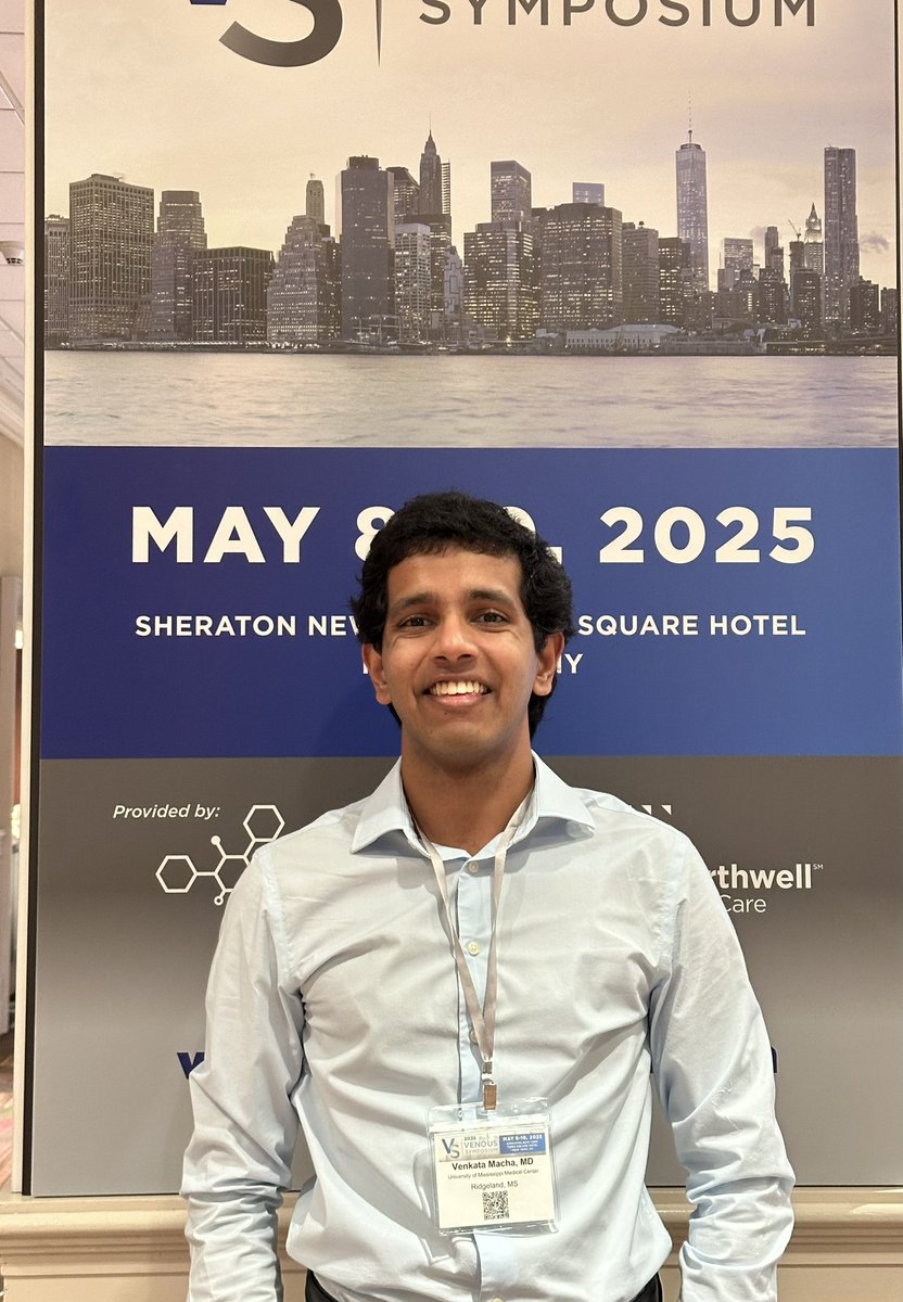 Venkata Macha (@venkata_macha) on Twitter photo Pictures from the 2025 <a href="/VenousSymposium/">Venous Symposium</a> through the Physician-in-training scholarship! Grateful to have partook it in this past weekend, to have learned plenty about endovascular management of venous disease, and to have met with some amazing people throughout the US/the world. Pictures from the 2025 <a href="/VenousSymposium/">Venous Symposium</a> through the Physician-in-training scholarship! Grateful to have partook it in this past weekend, to have learned plenty about endovascular management of venous disease, and to have met with some amazing people throughout the US/the world.