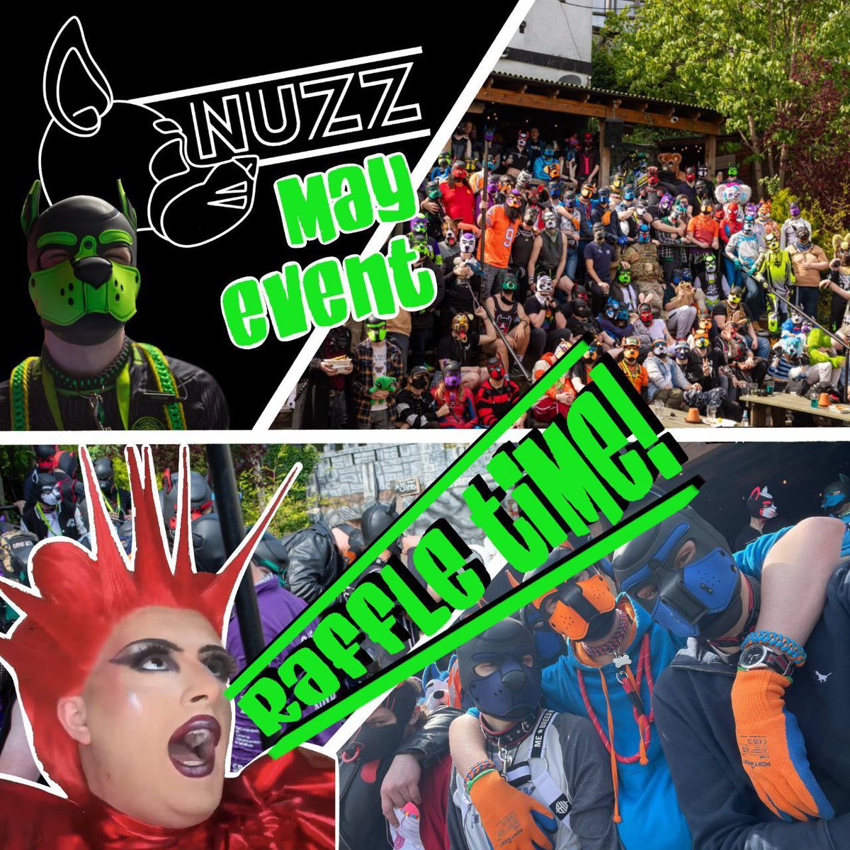 Roll Up, Roll Up! it's...

Drag queen RAFFLE TIME!!

MAY the odds be ever in your favour!

The Hobbit, Midday this Saturday 

No ID, no entry

No outside food or drink – the pizzas &amp; cocktails at The Hobbit are awesome!

Tickets: nuzzles.uk/events