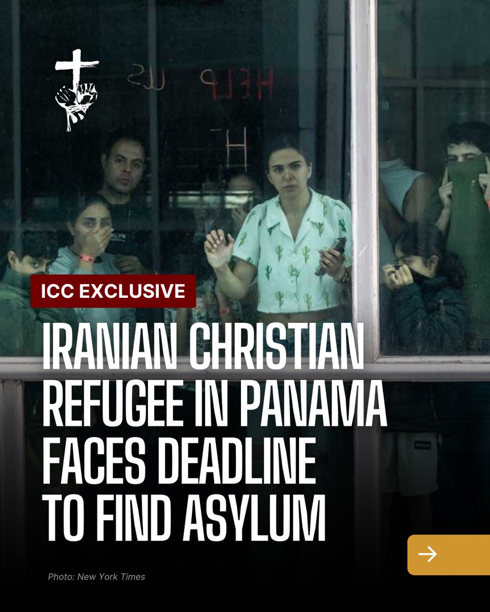 persecutionnews's tweet image. After spending three months in Panama, a 27-year-old Iranian woman is still praying and searching for a safe country to accept her. And her time is running out.
Visit persecution.org to read the full story.
#Christian #Persecution #Iran #Panama #Refugee #News #Exclusive