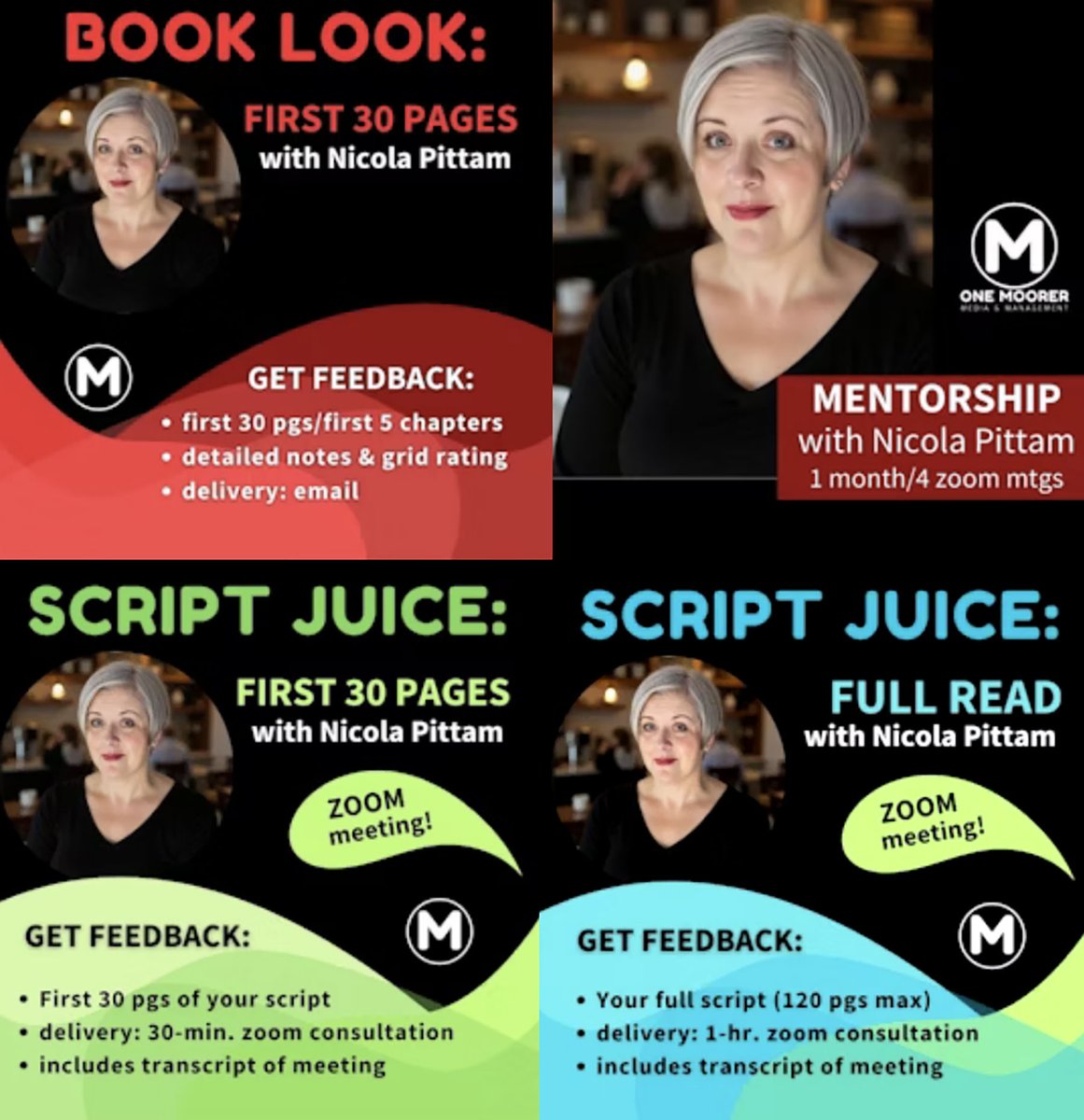 Nicola Pittam (@nicolapittam) on Twitter photo I still have slots available in May for book or script coverage! I can give you notes on the first 30 pages of your book MS, with the  option of a Zoom call. And I now also do coverage for TV & feature scripts – either first 30 pages or full script.  writerservices.onemoorer.com/collections/cl…
📷 I still have slots available in May for book or script coverage! I can give you notes on the first 30 pages of your book MS, with the  option of a Zoom call. And I now also do coverage for TV & feature scripts – either first 30 pages or full script.  writerservices.onemoorer.com/collections/cl…
📷