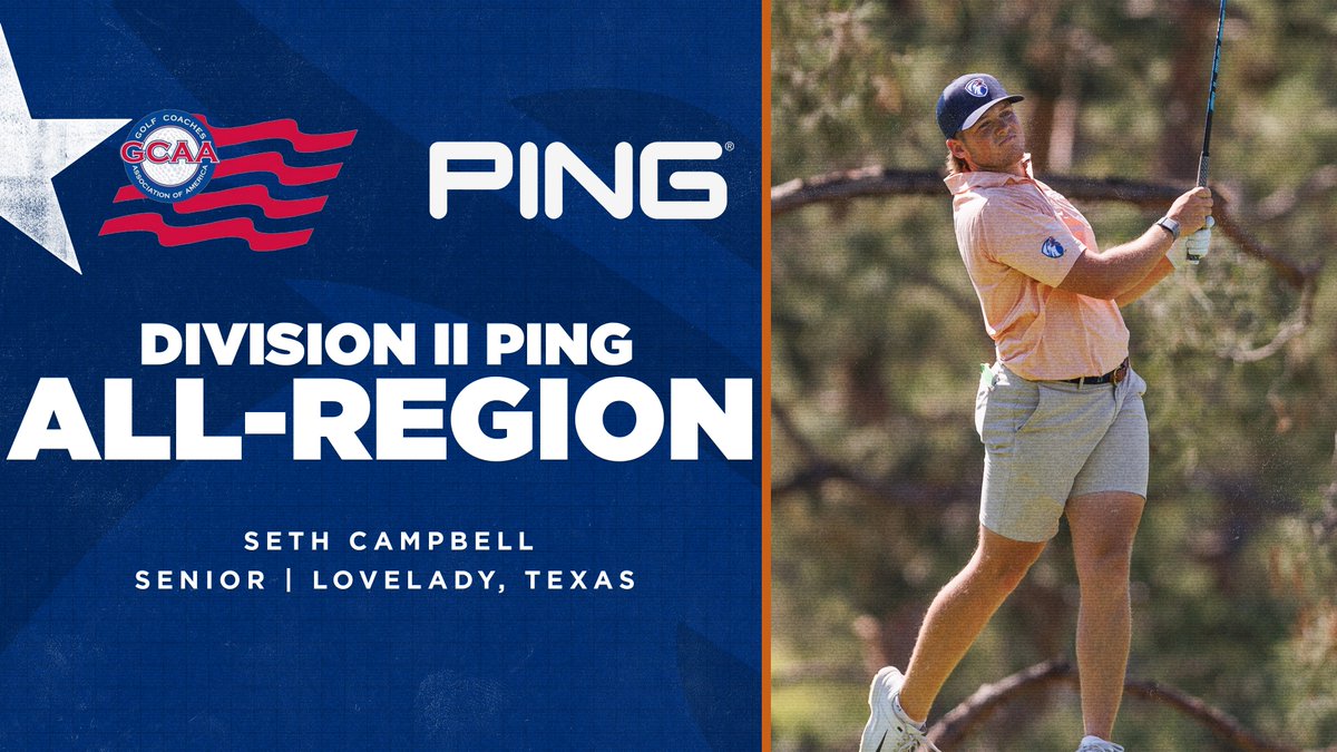 UT Tyler Patriots (@uttylerpatriots) on Twitter photo MGOLF | Seth Campbell of <a href="/UTTylerMensGolf/">UT Tyler Men's Golf</a> has earned his second straight NCAA Division II PING All-South Central Region nod!
tinyurl.com/yh6yw3ja
#SwoopSwoop MGOLF | Seth Campbell of <a href="/UTTylerMensGolf/">UT Tyler Men's Golf</a> has earned his second straight NCAA Division II PING All-South Central Region nod!
tinyurl.com/yh6yw3ja
#SwoopSwoop