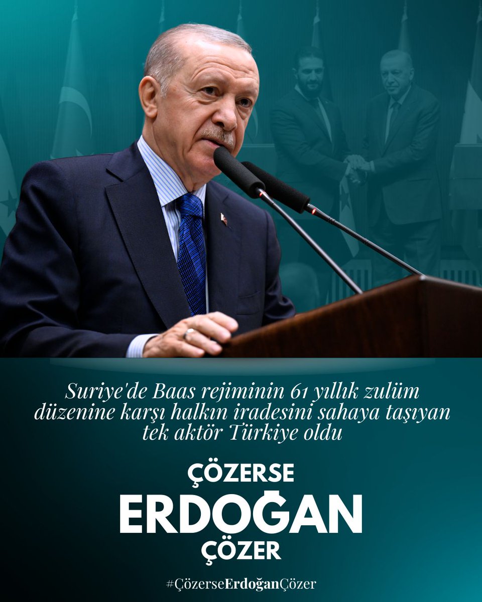 Şehit annelerinin yüreğine su serpen,
Diyarbakır annelerinin feryadına ses olan,
Katar krizinde masaya barış getiren,
Somali’de devletsizliğe umut olan,
Suriye’de halkın sesi, zalimin karşısında tek duran lider...

Söz konusu mazlumun hakkıysa, çözüm Recep Tayyip Erdoğan’dır.