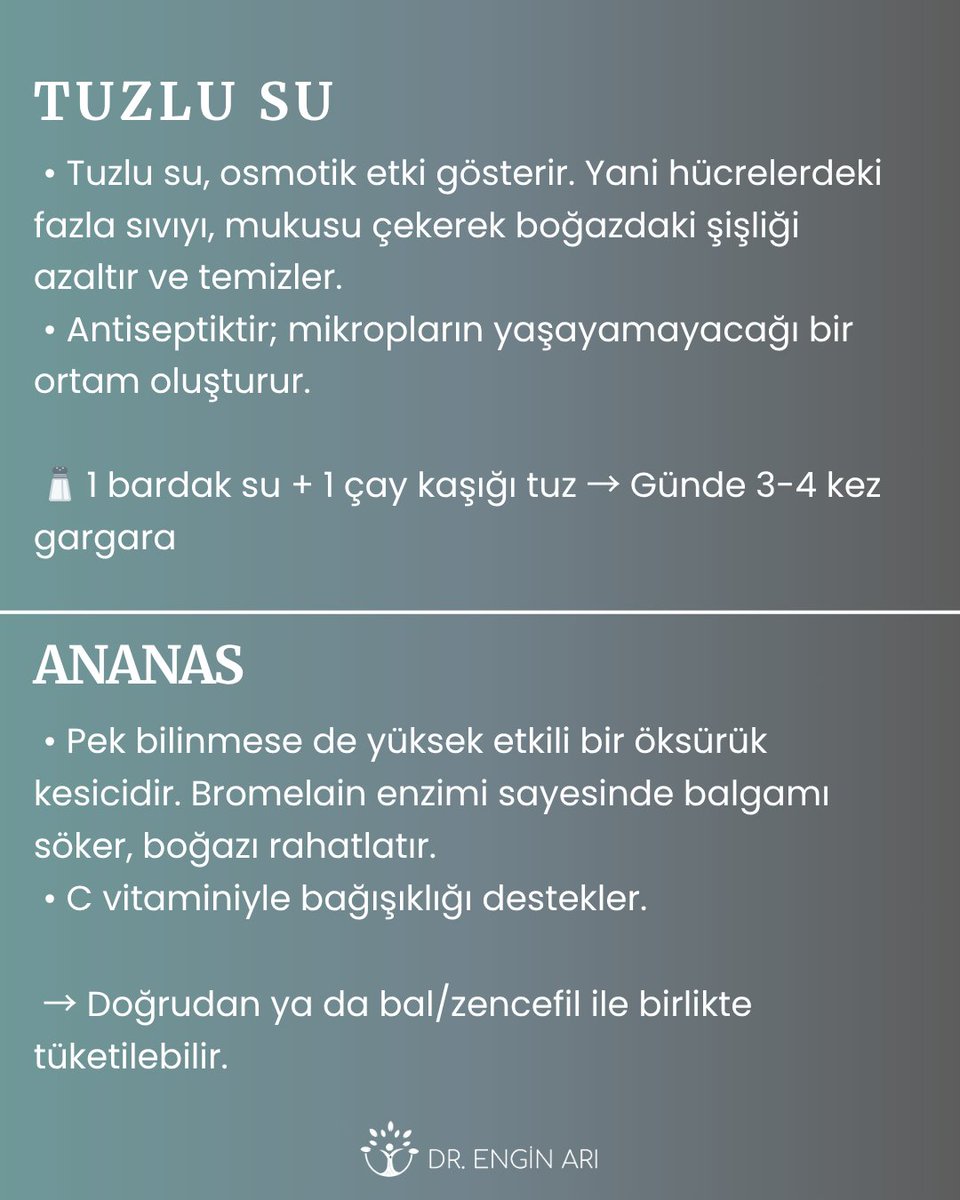 DrEnginAri's tweet photo. Öksürüğe karşı 6 doğal çare ! https://t.co/LgmzSJ07UR