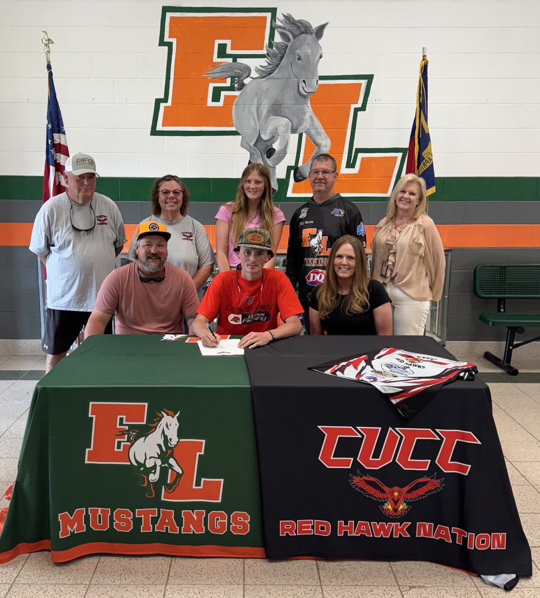Aden Tompkins has made it official and will continue in the sport of bass fishing as well as continue his education at CVCC, congratulations young man, GO MUSTANGS
