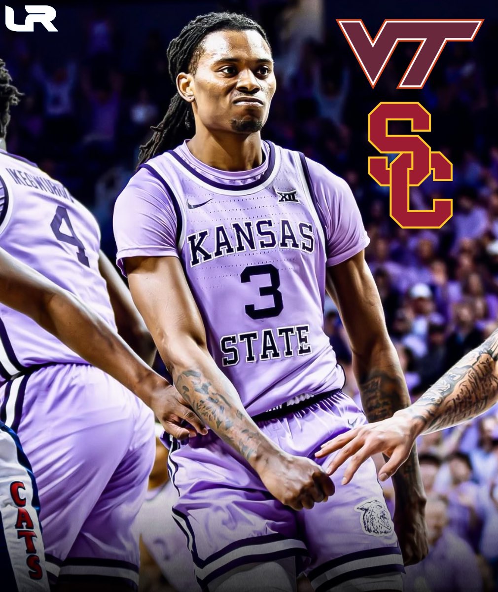 KayserHoops's tweet image. Kansas State transfer CJ Jones is having a Zoom meeting with USC today, a source told @LeagueRDY.

Jones has also recently met with Virginia Tech, source tells me, and is another school squarely in the mix.

He averaged 5.7PPG, 1.7RPG and 1.5APG this season.