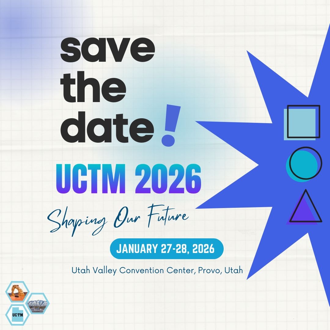 UCTM_math's tweet image. 🗓 Save the Date! We&apos;re excited to announce that the #UCTM2026 conference will be held on January 27- 28, 2026! Mark your calendars!!