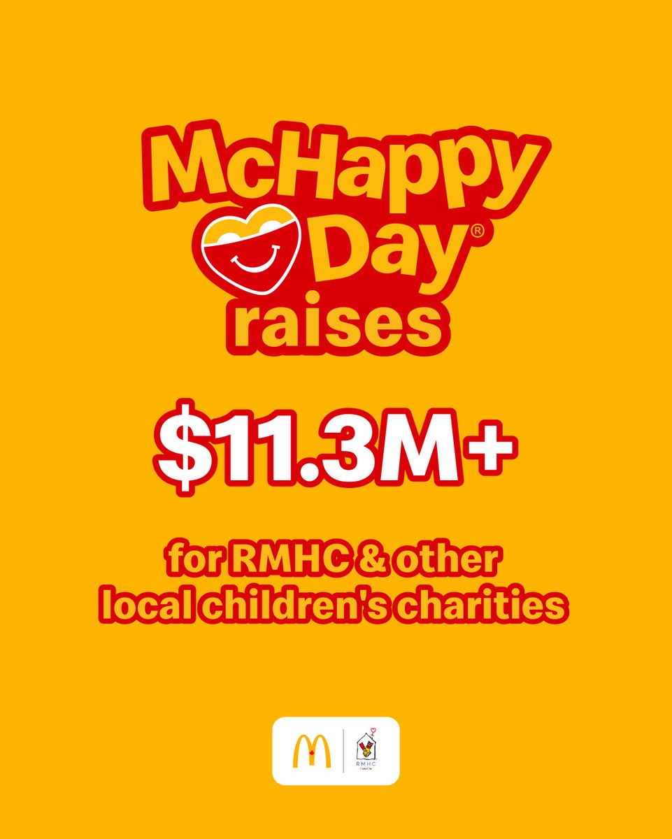 Thanks for your support last Thursday!🍟🫶 <a href="/McDonaldsCanada/">McDonald's 🇨🇦</a> #McHappyDay