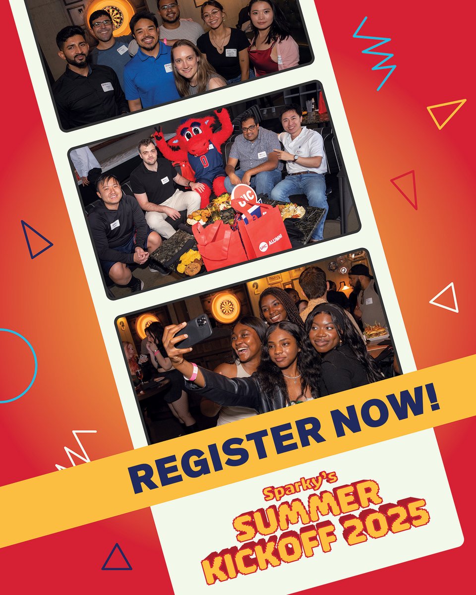 UIC Alumni (@uic_alumni) on Twitter photo Did you register for Sparky’s Summer Kickoff? Don’t miss out on a night of bowling, billiards, food and fun as we celebrate the Class of 2025 and reconnect with the alumni crew! RSVP: loom.ly/1UkYz2Q #UICAlumni #FlamesForever #UICGradLife #UIC #UICProud Did you register for Sparky’s Summer Kickoff? Don’t miss out on a night of bowling, billiards, food and fun as we celebrate the Class of 2025 and reconnect with the alumni crew! RSVP: loom.ly/1UkYz2Q #UICAlumni #FlamesForever #UICGradLife #UIC #UICProud