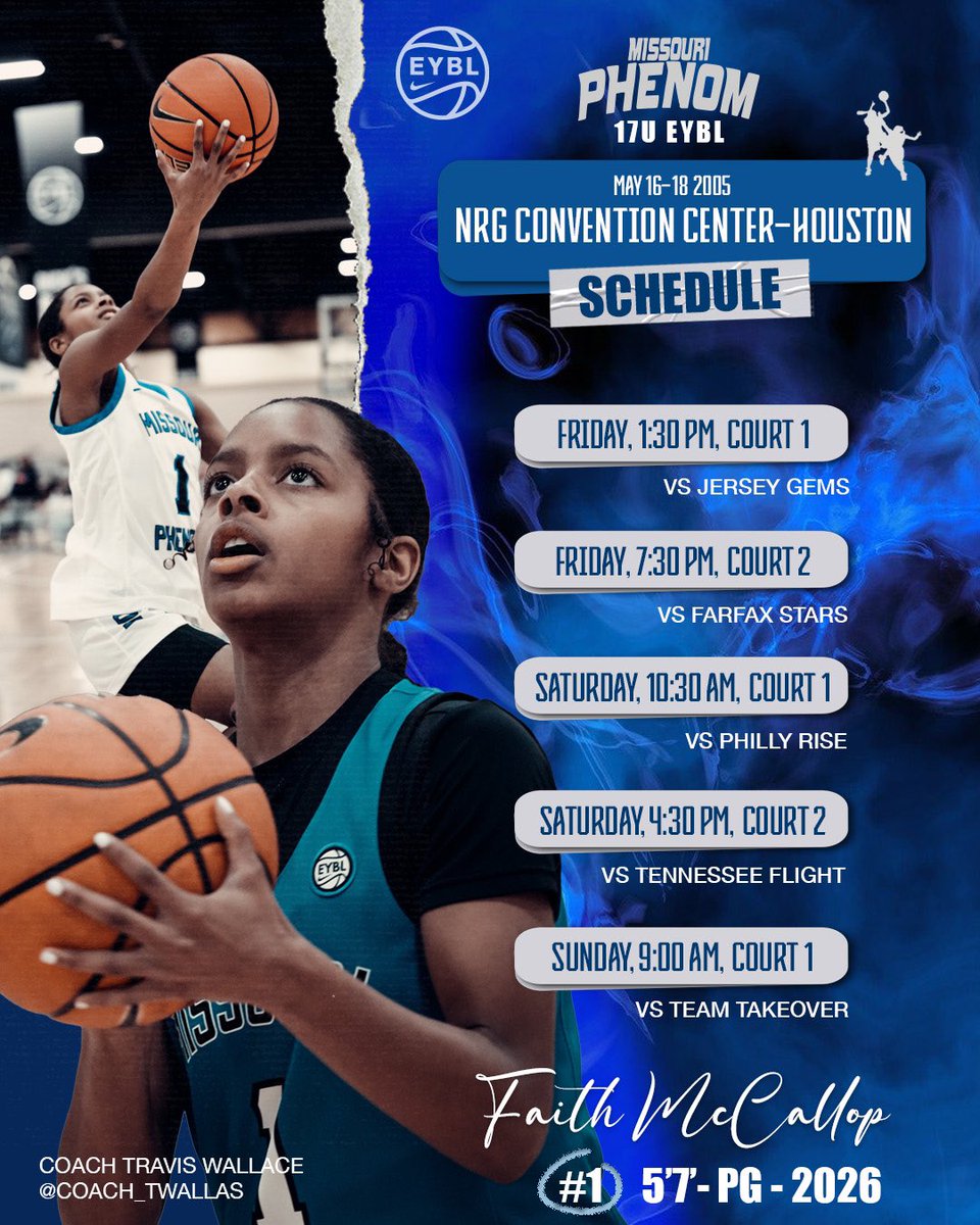 MccallopFaith's tweet image. Let’s go🔥🔥 Session II‼️ Next Stop📍Houston, TX Coaches⬇️⬇️✝️
@MissouriPhenom @PiperGirlsBball @TravisWallace6 @coachravward
@vicwilli #VWBAcertified