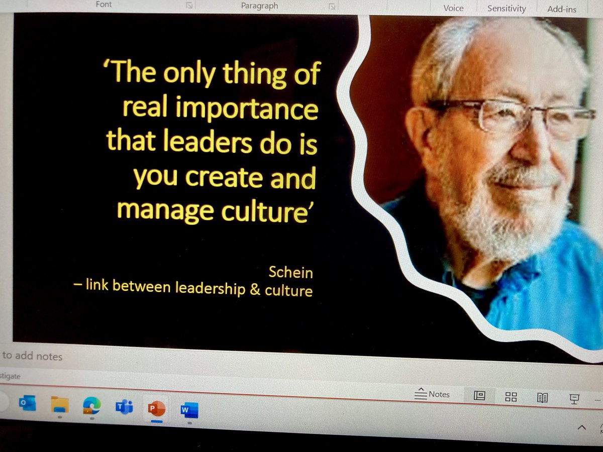 Finalising the last lecture of the academic year on the link between leadership &amp; culture #psychology #Schein ⁦<a href="/StMarys_Belfast/">St Mary’s University College Belfast</a>⁩