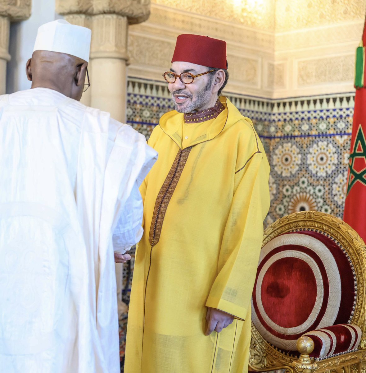 Sa Majesté le Roi Mohammed VI, que Dieu L’assiste, reçoit, au Palais Royal de Rabat, plusieurs ambassadeurs étrangers, venus présenter au Souverain leurs lettres de créance en tant qu’ambassadeurs plénipotentiaires et extraordinaires de leurs pays dans le Royaume.