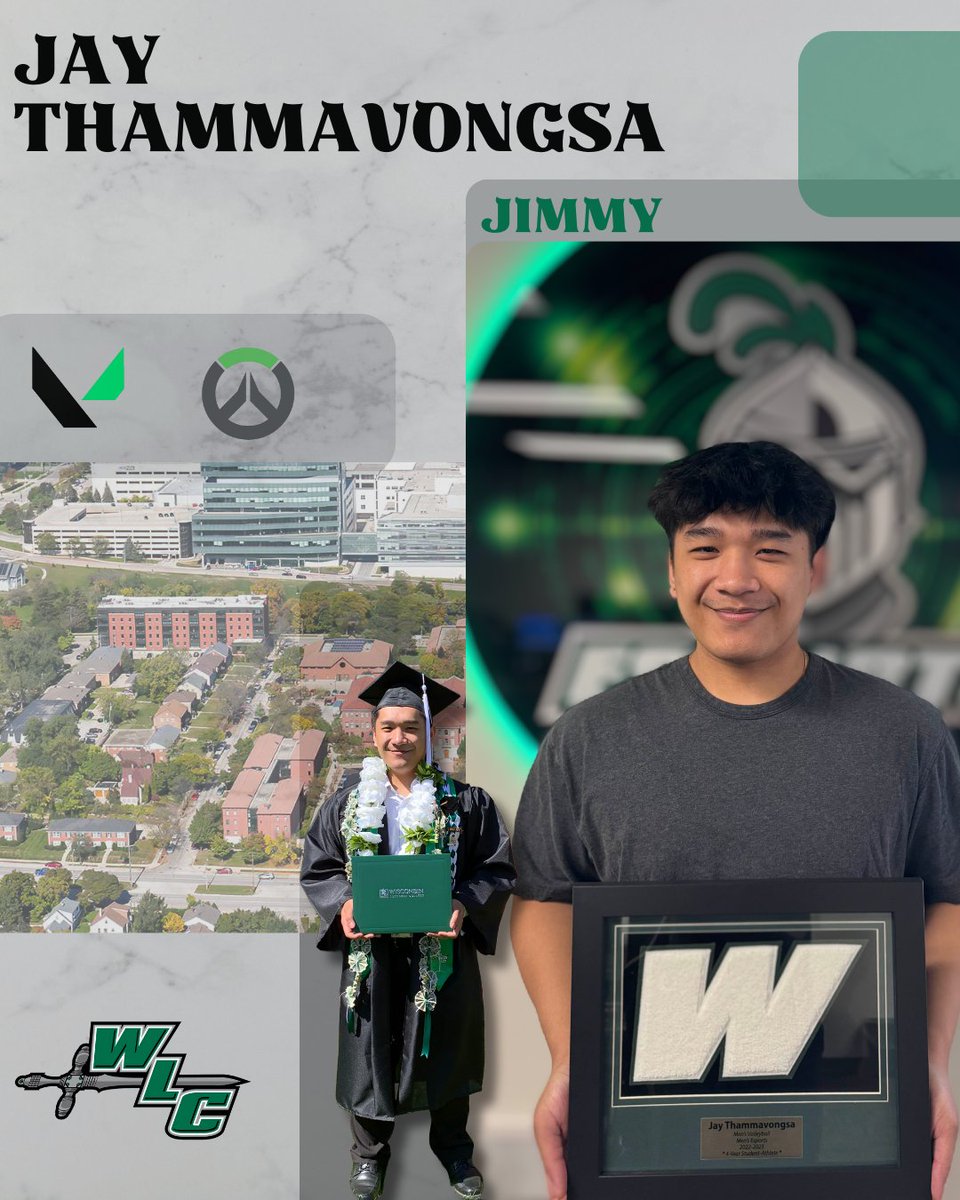 We’re proud to celebrate Jay Thammavongsa's graduation from WLC!

Thank you, Jimmy, for all your efforts in building our Esports community. Your passion and commitment helped shape the program for future generations.

#congratsjay #wlc #graduation #esports #classof2025 #warrior