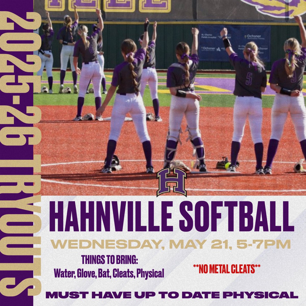 We are ONE week away!!!! Can’t wait to see you there! Geaux Tigers!🥎🐅