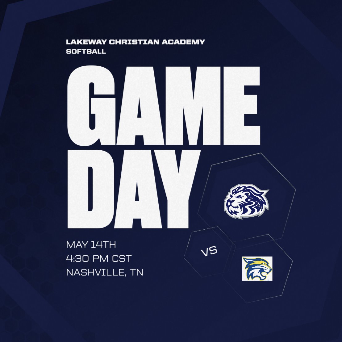 Lakeway Christian Academy Athletics (@lcalions_sports) on Twitter photo It is game day for our <a href="/Lakeway_SB/">Lakeway Christian Softball</a> team. They will play a double header vs. Donelson Christian Academy. The first game will start at 4:30pm CST. #golions It is game day for our <a href="/Lakeway_SB/">Lakeway Christian Softball</a> team. They will play a double header vs. Donelson Christian Academy. The first game will start at 4:30pm CST. #golions