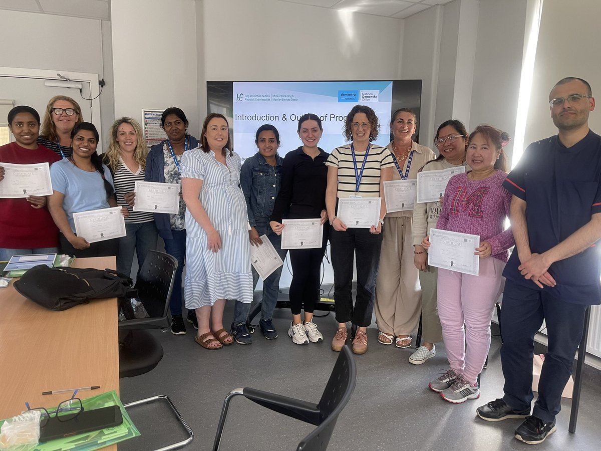 “All Behaviour has meaning” one of the key take home points from our acute care dementia education study day <a href="/fimunro_fiona/">Fiona Munro 💙</a> <a href="/DSPinRLTCS/">Dysphagia in Irish Nursing Homes</a> <a href="/NursingOlol/">OLOLNursing</a>