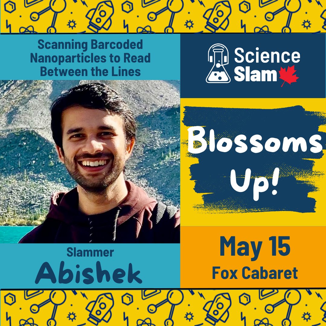 How does cancer therapy find the right cells to attack?

Join us at tomorrow's Blossoms Up! Slam where Slammer Abishek will be talking about how mRNA nanoparticles can be used like a barcode to target cells within cancer tumours!

Get tickets here: 3common.com/event/blossoms…
