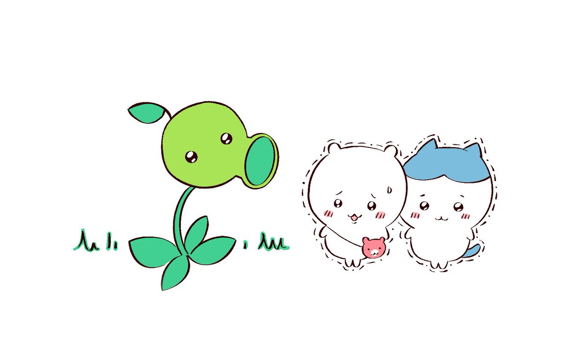 a little scared 🌱🐻‍❄️🐱