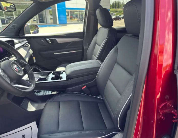 Enjoy a premium drive in this 2025 Buick #Enclave Preferred from Harvey's GM! This exciting SUV features Cherry Red paint, 4WD, and lane departure assist with adaptive cruise control. Visit us today to check it out! bit.ly/4kENYJl