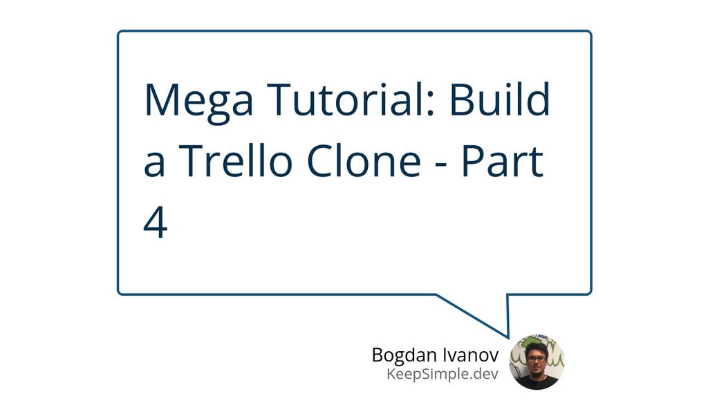 swampsio's tweet image. For today's task, most of our work will be inside the templates.
Read the full article: Mega Tutorial: Build a Trello Clone - Part 4
▸ lttr.ai/AeqPh
#realworldapps #django #djangoapps