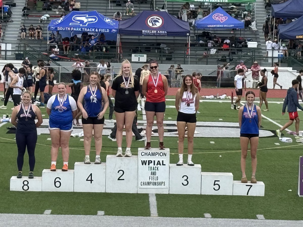 Claire Conti WPIAL CHAMPION Discus! School record and STATE BOUND for the third time!! #FCTRACK