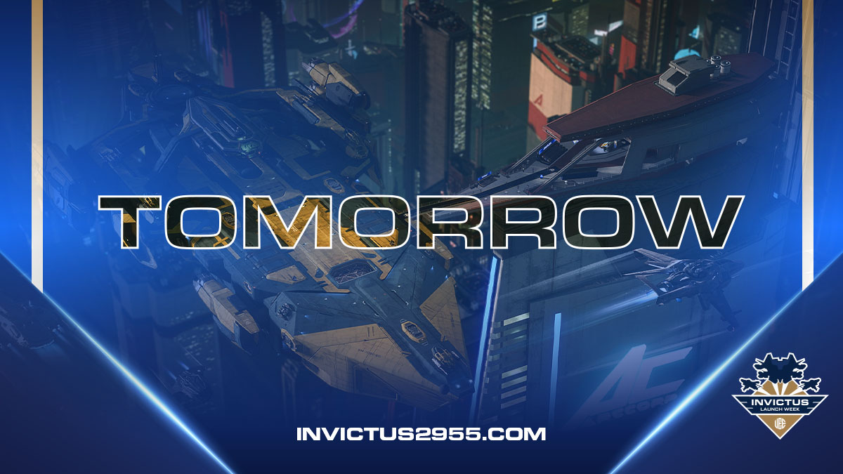 Tomorrow!

Who will you become in the 'verse?

Star Citizen will become free to play to celebrate Invictus Launch Week, giving you the keys to try various kinds of ships and vehicles from each manufacturer. It is the perfect opportunity to discover your calling.

Event Details: