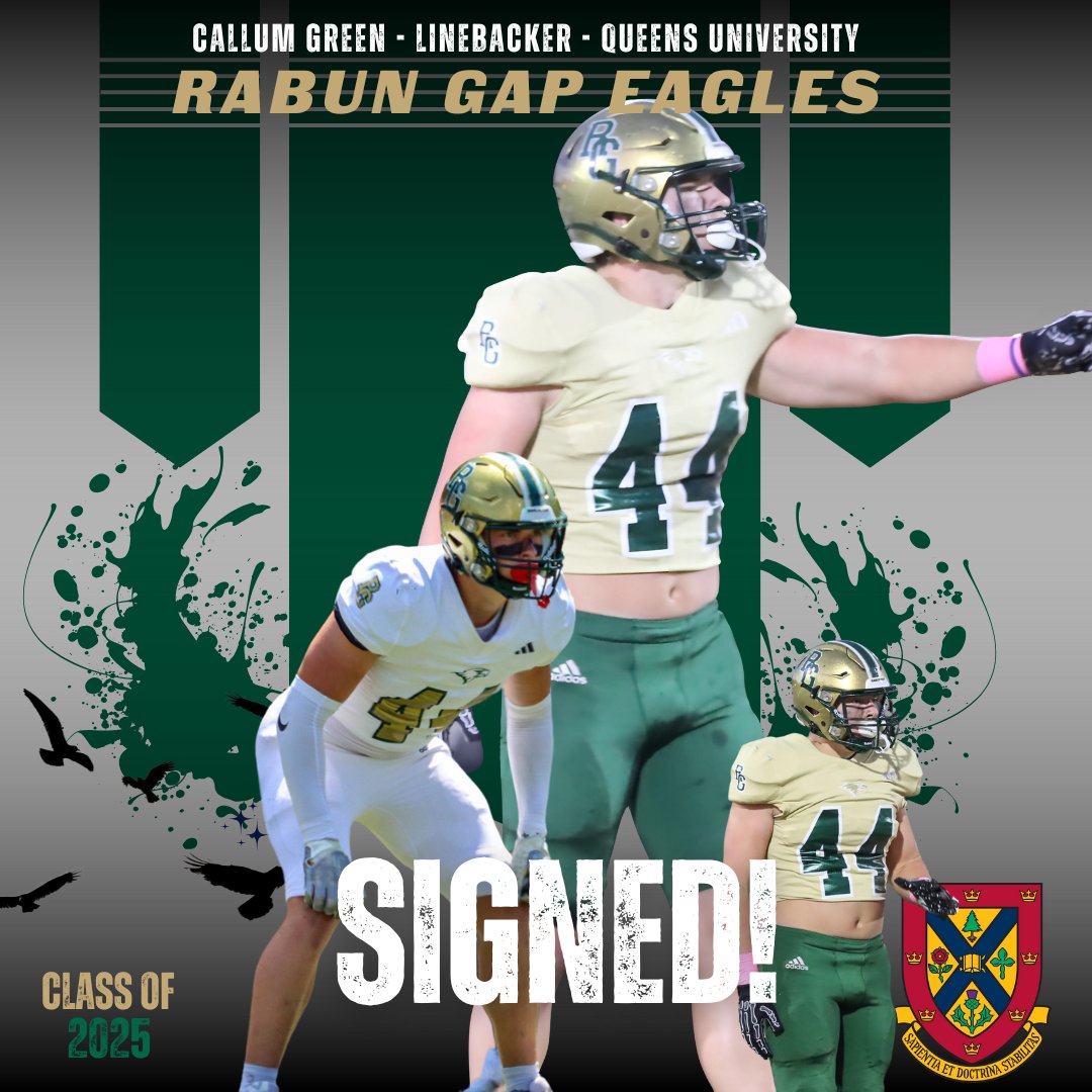 Rabun Gap Athletics (@rabungapeagles) on Twitter photo Congratulations to Callum Green on his commitment to continue the pursuit of academic and athletic excellence at Queens University - Canada next fall. Callum joins the tradition of Eagles at the next level!
#LeadTheWay #Classof2025
<a href="/RGNS/">Rabun Gap-Nacoochee School</a> Congratulations to Callum Green on his commitment to continue the pursuit of academic and athletic excellence at Queens University - Canada next fall. Callum joins the tradition of Eagles at the next level!
#LeadTheWay #Classof2025
<a href="/RGNS/">Rabun Gap-Nacoochee School</a>