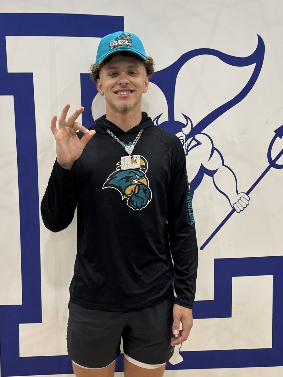 Verbal commitment made. <a href="/OsirisLopez_/">Osiris Lopez ‘26</a> is heading to <a href="/CoastalFootball/">Coastal Football</a>.