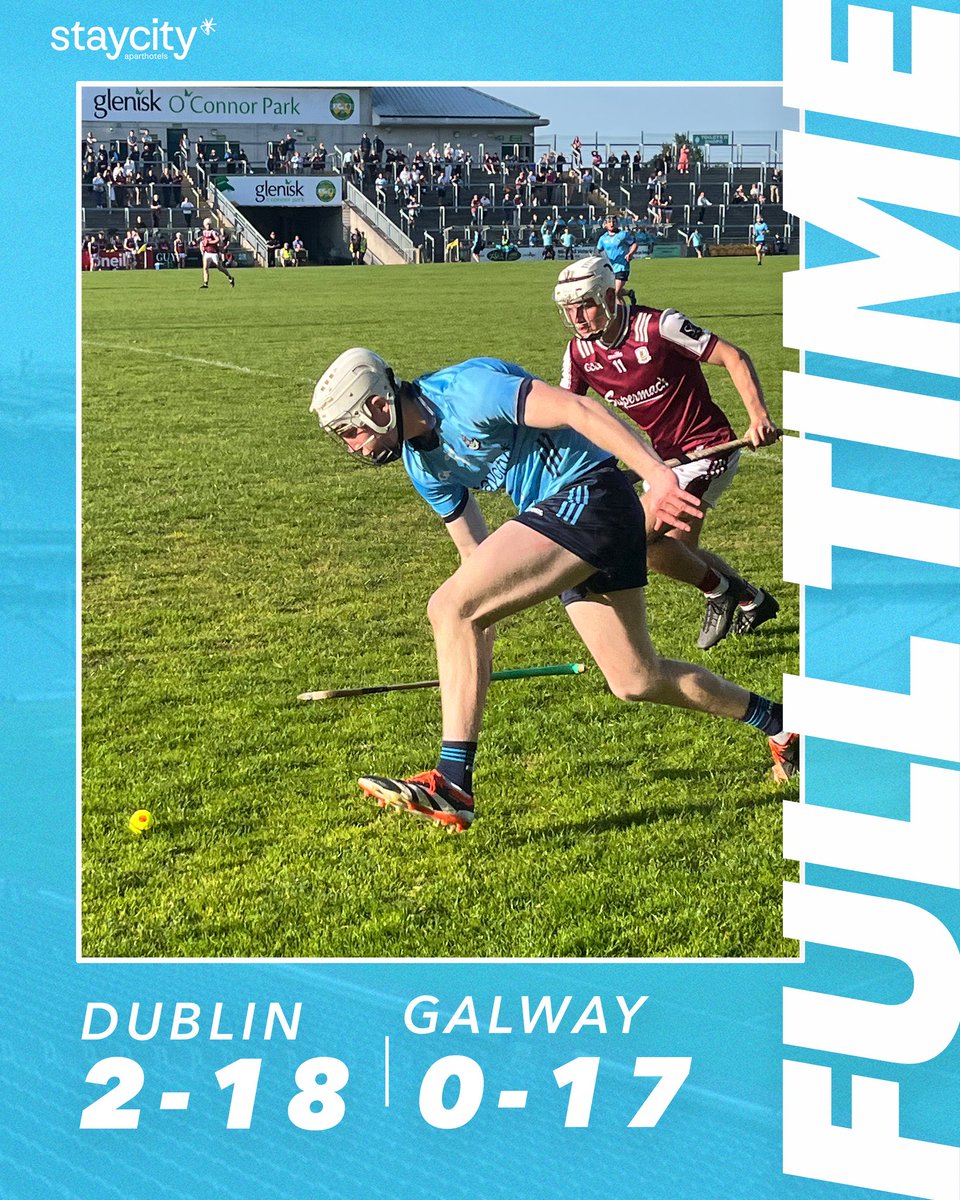 That’s a serious win for Dublin’s Under 20 hurlers… Another Leinster Final.