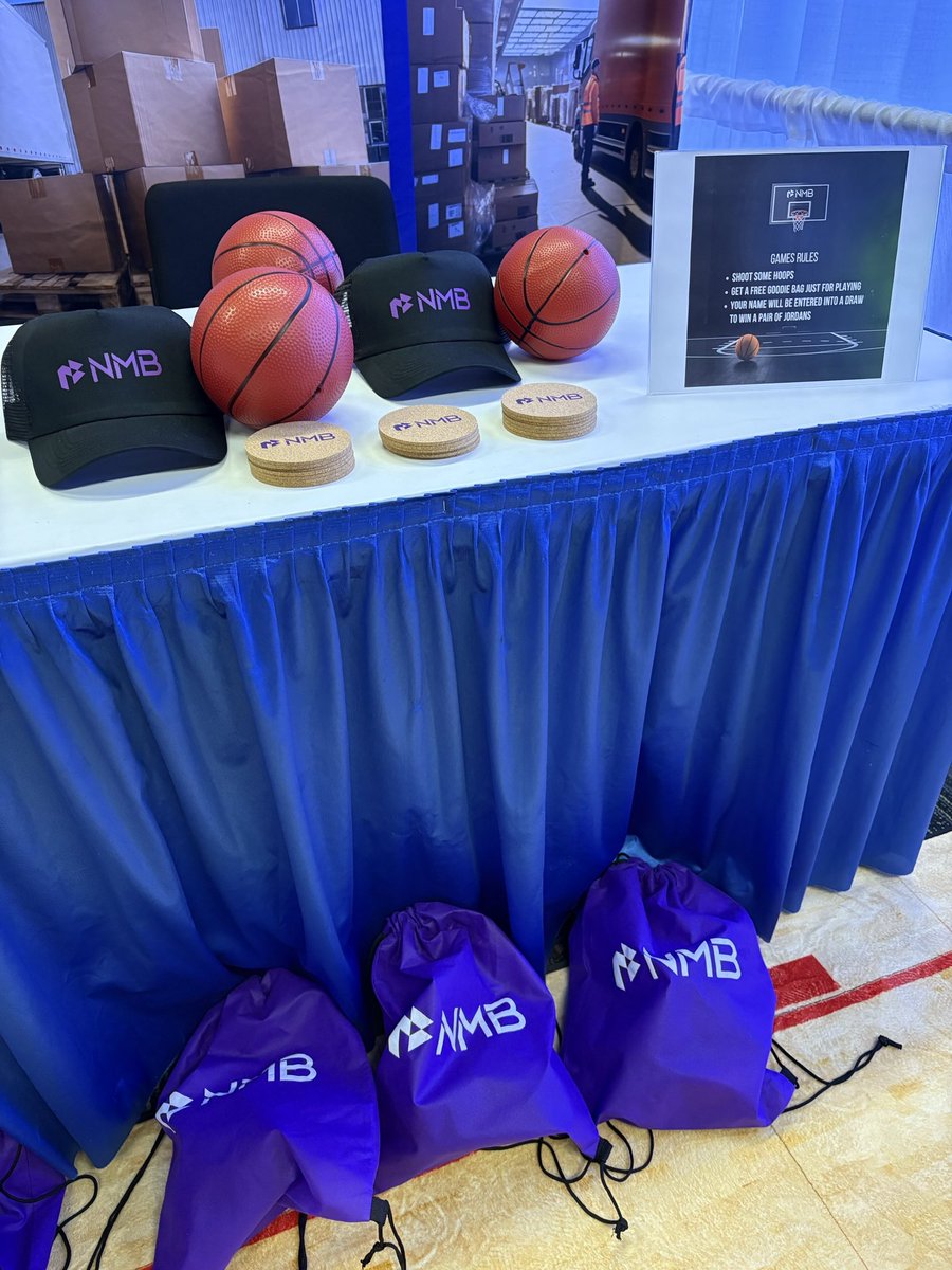 NMBSolutions's tweet image. Swing by Booth 407 at #DynamicsConLive!
Let’s talk D365, shipping, trade compliance & supply chain optimization.
Shoot some hoops, grab swag, and enter to win Air Jordans!
See how we help businesses simplify & scale.
#NMBBooth407 #AirJordansGiveaway #D365 #SupplyChainSolutions